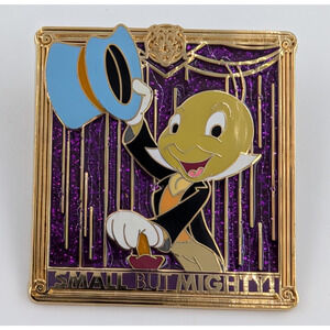Disney Pin Imagination Gala Small But Mighty Jiminy Cricket LE Pin